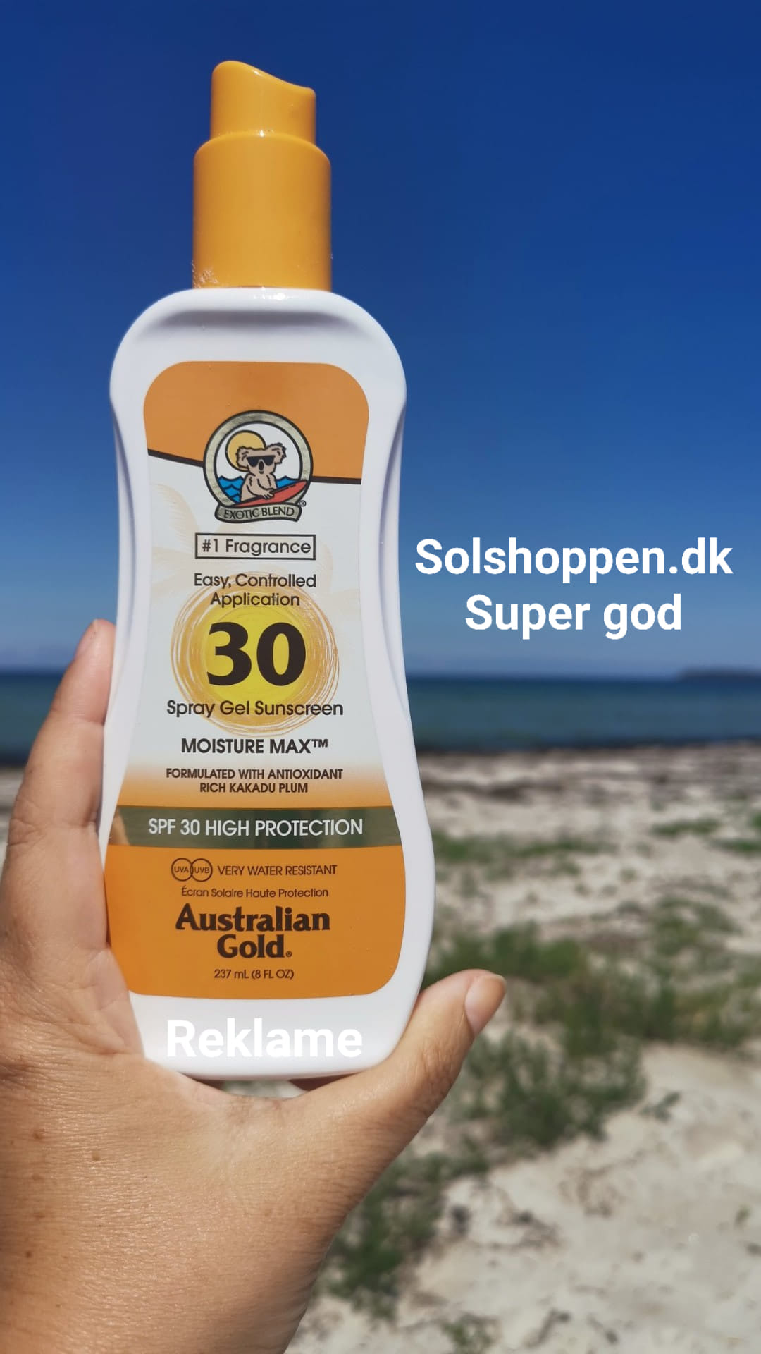 Solcreme med faktor 15-50