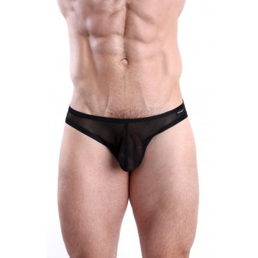 Black Shadow Mesh Brief